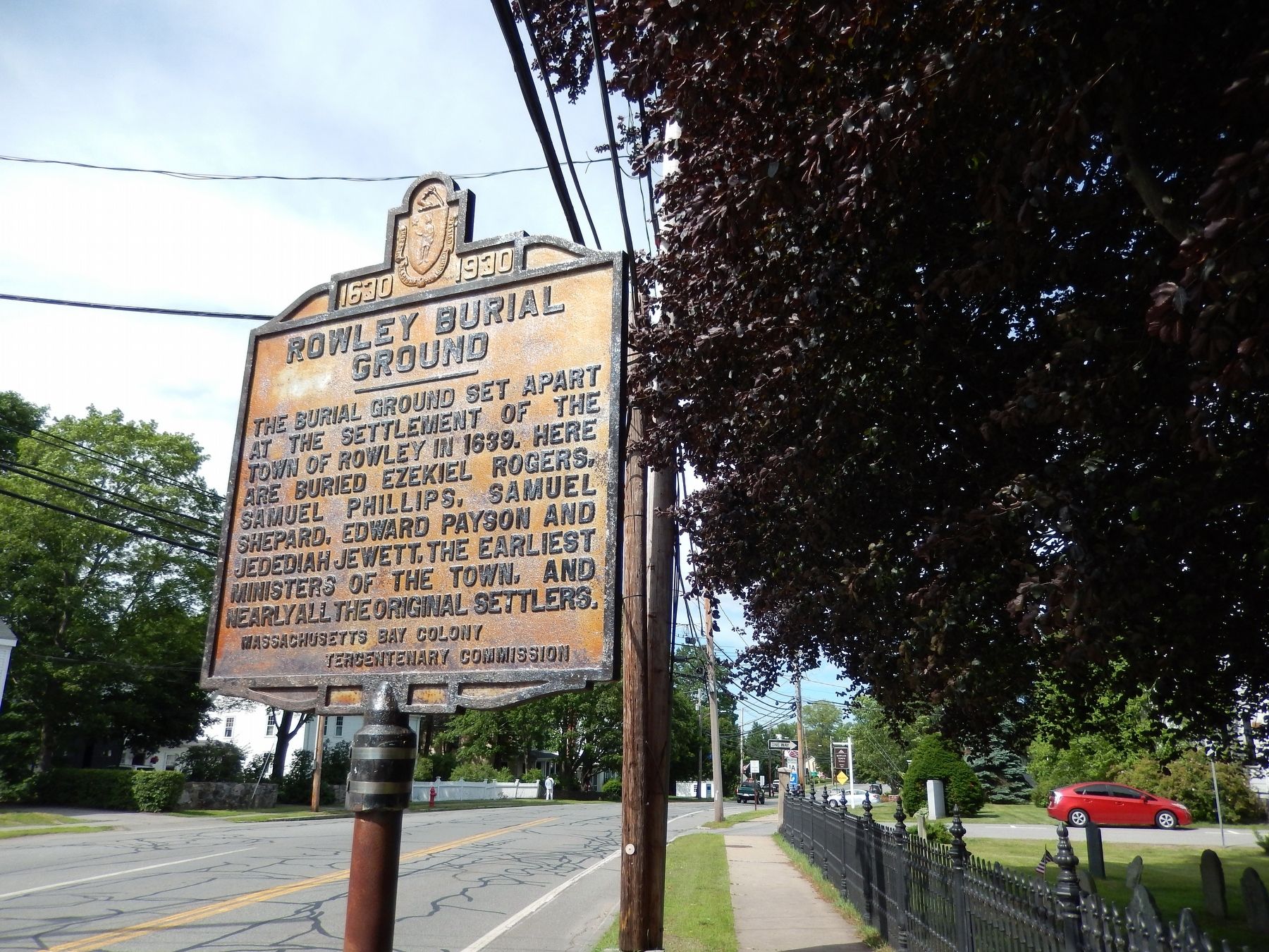 Related Marker (<i>near cemetery entrance</i>) image. Click for full size.