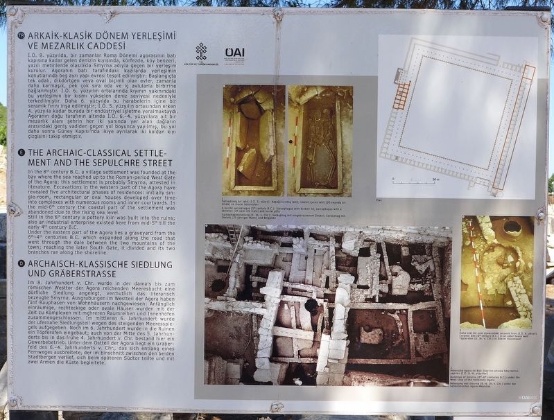 The Archaic-Classical Settlement and the Sepulchre Street Marker image. Click for full size.