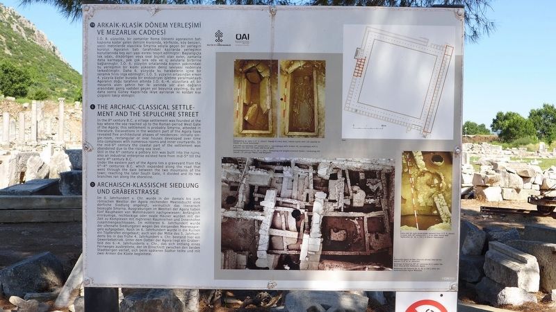 The Archaic-Classical Settlement and the Sepulchre Street Marker image. Click for full size.