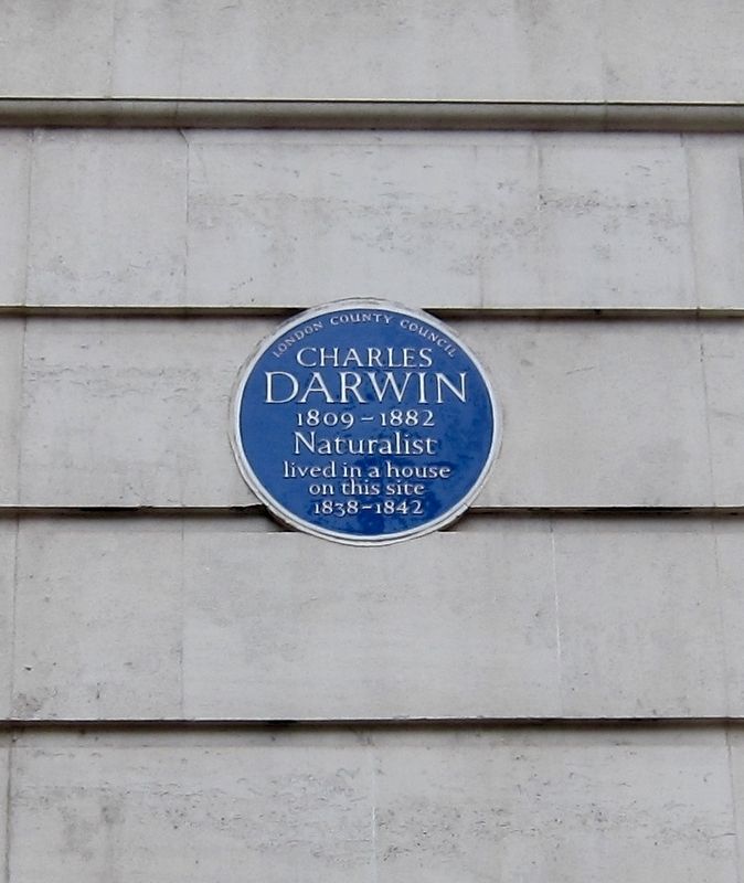 Charles Darwin Marker image. Click for full size.
