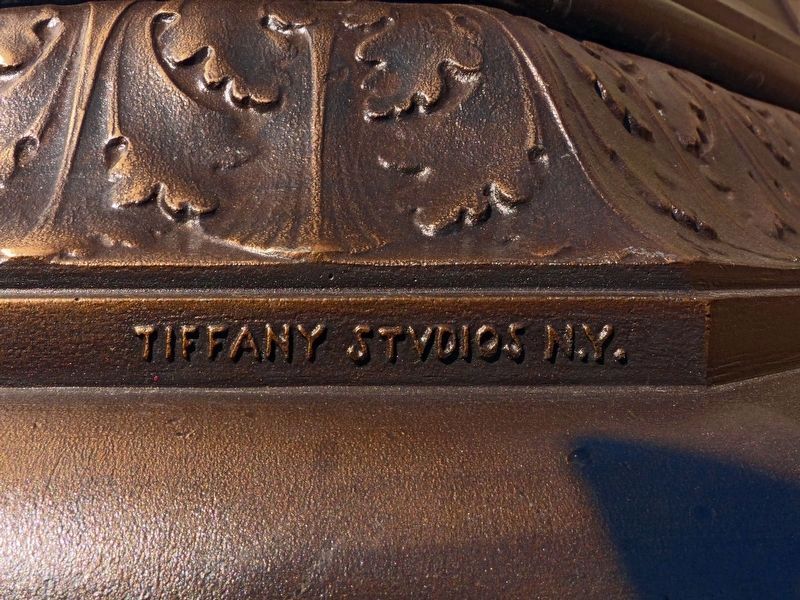 Tiffany Studios N.Y.. Click for full size. Tiffany Studios N.Y. image. Click for full size.
