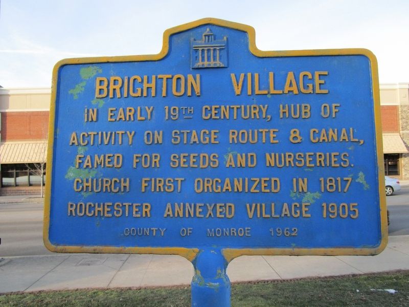 Brighton Village Marker. Click for full size. Brighton Village Marker image. Click for full size.