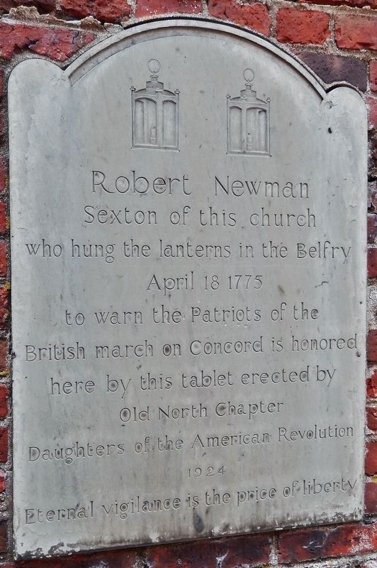 Robert Newman Marker image. Click for full size.