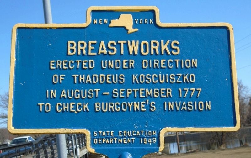 Breastworks Marker image. Click for full size.
