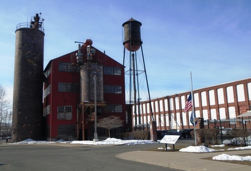 Cluett, Peabody & Company Marker and Former Complex image. Click for full size.