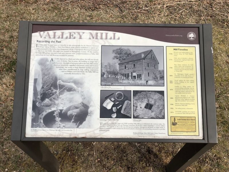 Valley Mill Marker image. Click for full size.