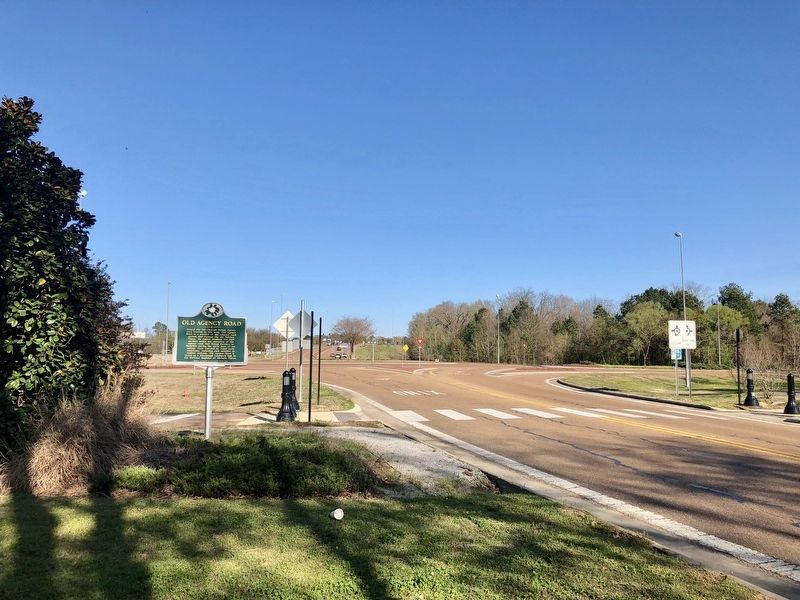 View from marker east towards Highland Colony Parkway and downtown Ridgeland. image. Click for full size.