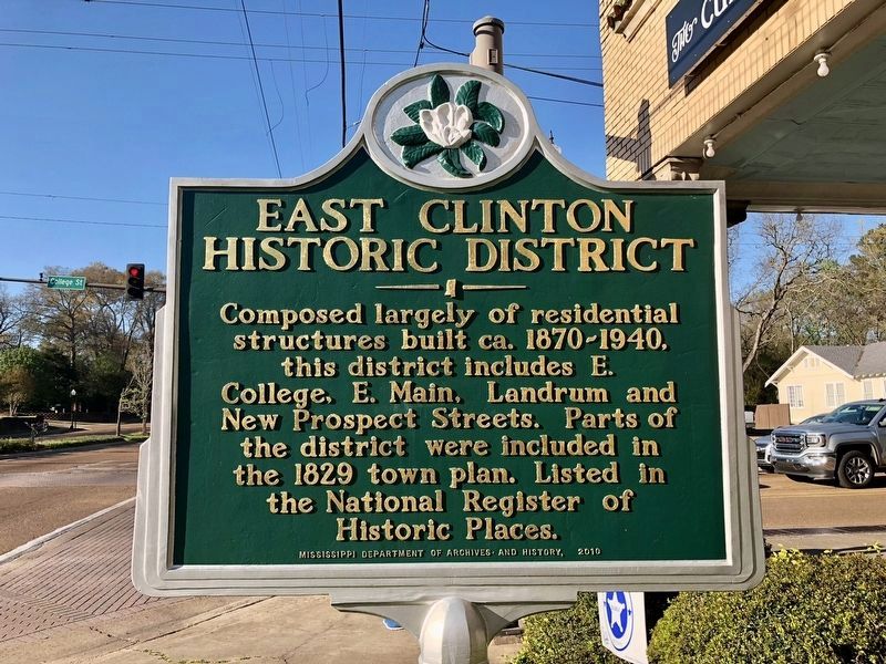 East Clinton Historic District Marker image. Click for full size.