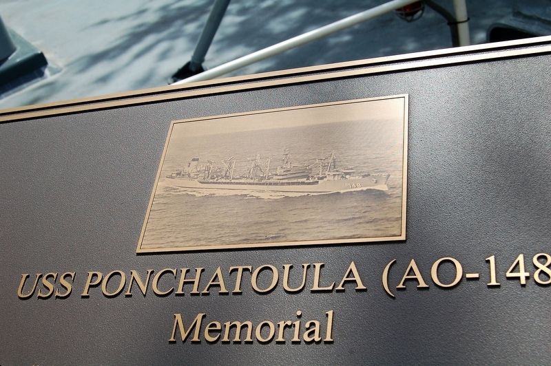 USS Ponchatoula Memorial Marker image. Click for full size.