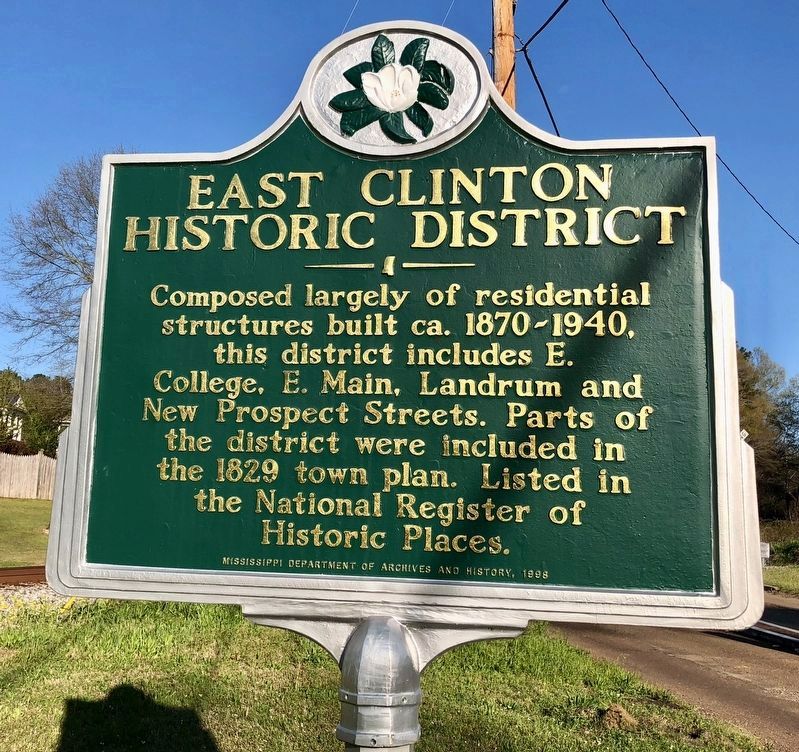 East Clinton Historic District Marker image. Click for full size.