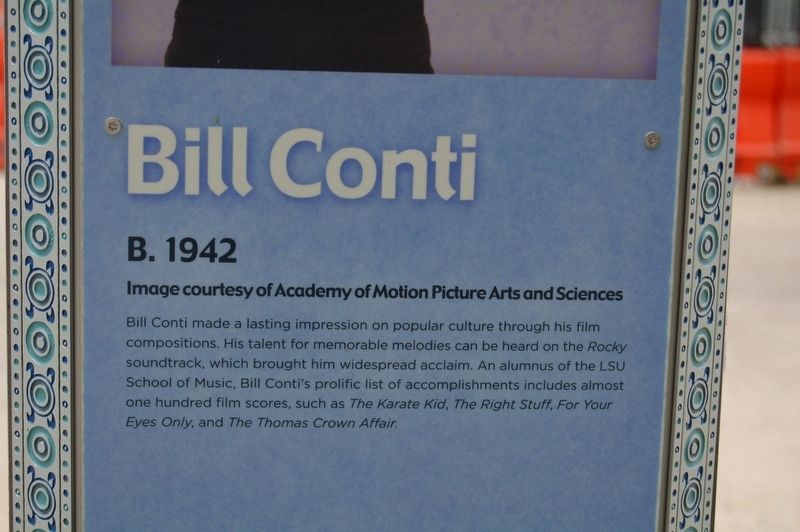 Bill Conti Marker image. Click for full size.