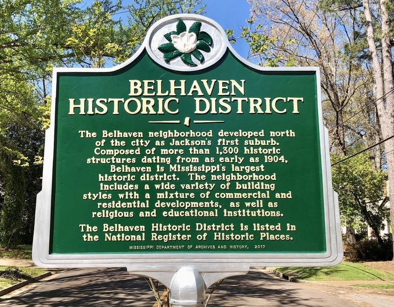 Belhaven Historic District Marker image. Click for full size.