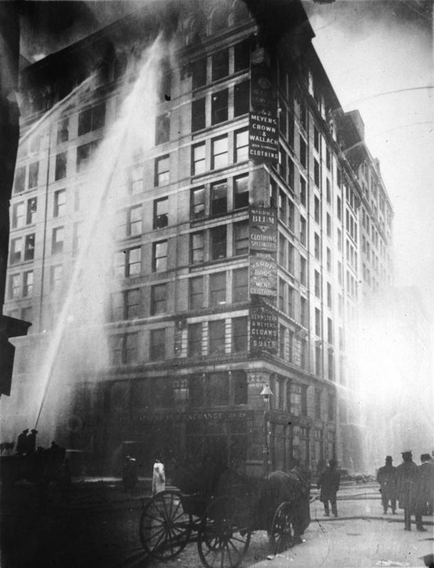 Triangle Shirtwaist Factory Fire image. Click for full size.