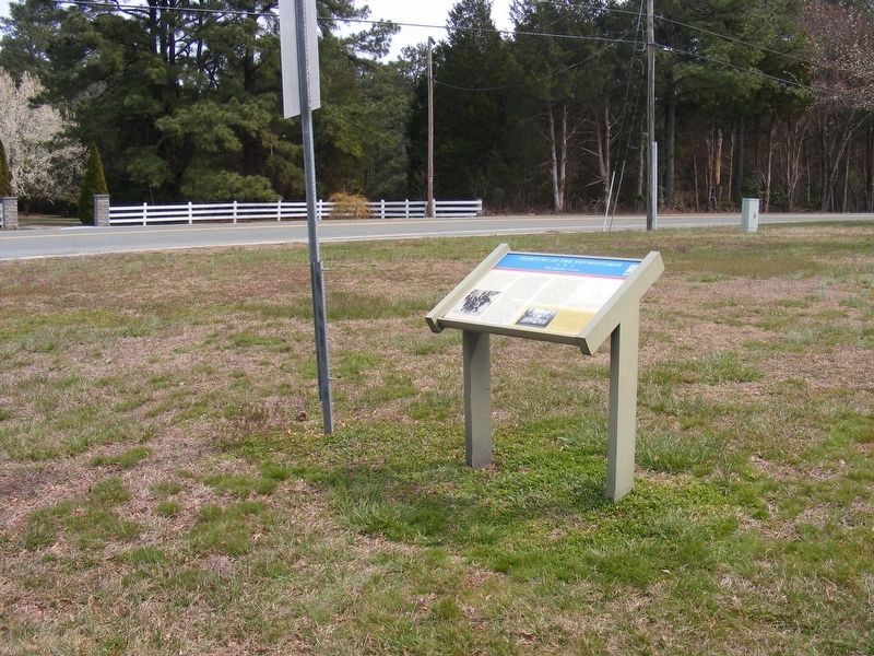 Fighting at the Totopotomoy Marker. Click for full size. Fighting at the Totopotomoy Marker image. Click for full size.