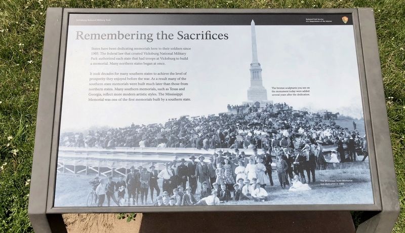Remembering the Sacrifices Marker image. Click for full size.