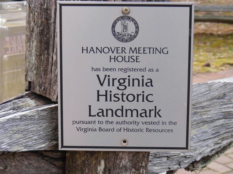 Hanover Meeting House image. Click for full size.
