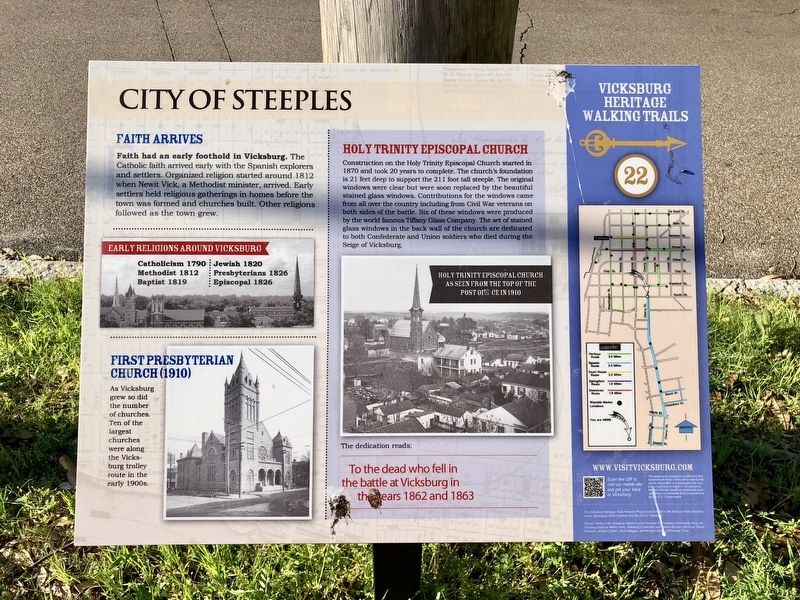 City of Steeples Marker image. Click for full size.