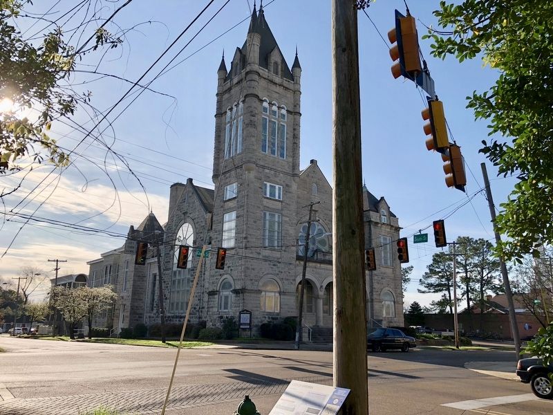 The First Presbyterian Church across from the marker. image. Click for full size.