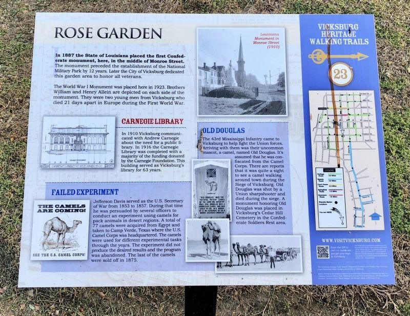 Rose Garden Marker image. Click for full size.