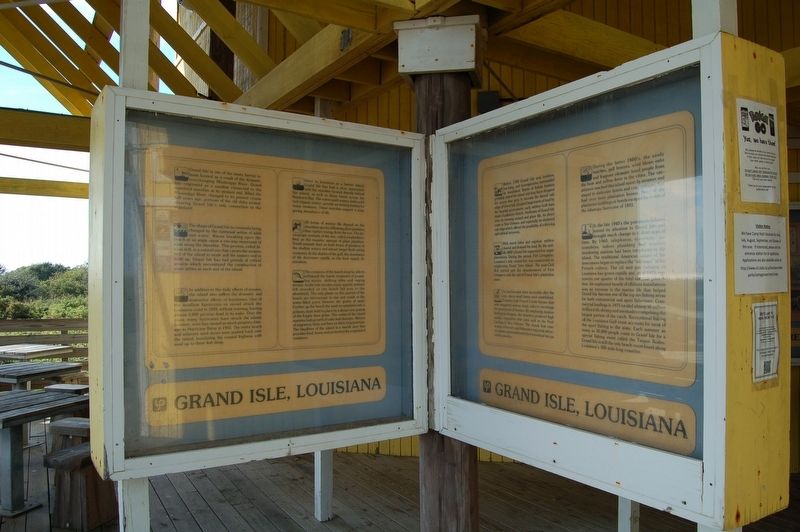 Grand Isle, Louisiana Marker image. Click for full size.
