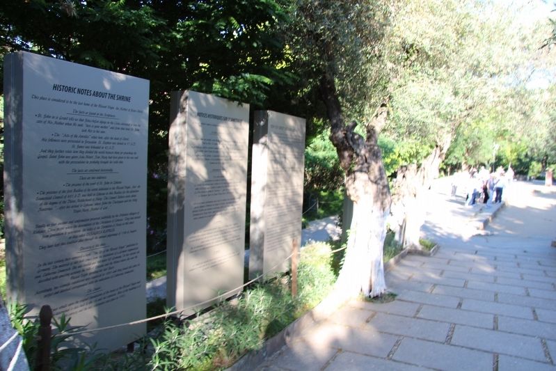 Historic Notes About the Shrine Marker. Click for full size. Historic Notes About the Shrine Marker image. Click for full size.