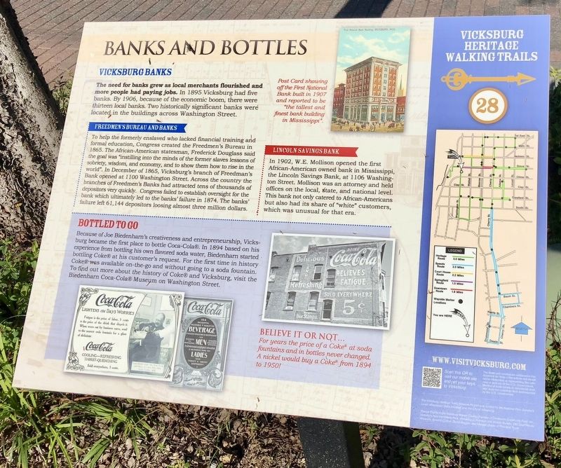 Banks and Bottles Marker. Click for full size. Banks and Bottles Marker image. Click for full size.