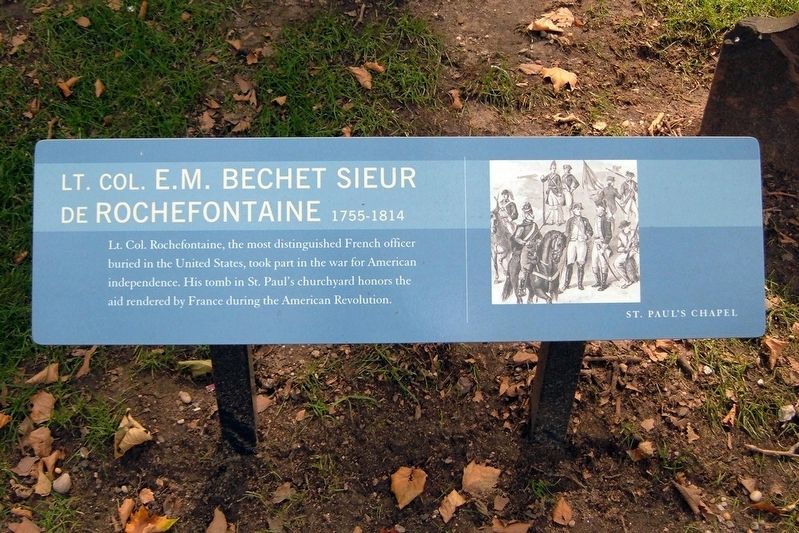 Lt. Col. E.M. Bechet marker, original style image. Click for full size.
