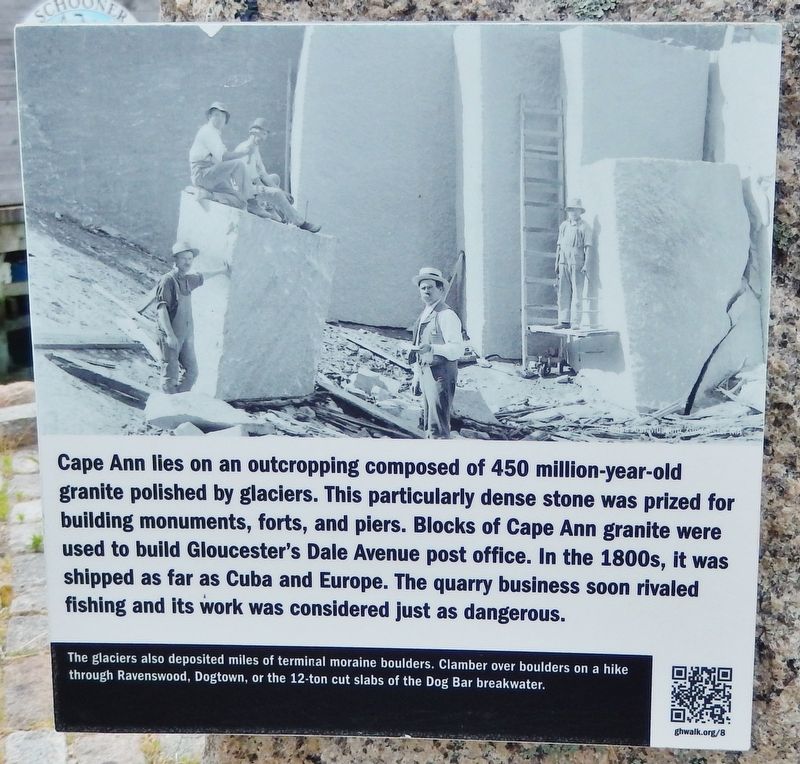 Cape Ann Granite Marker image. Click for full size.