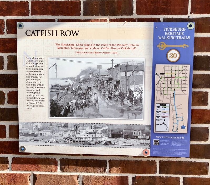 Catfish Row Marker image. Click for full size.