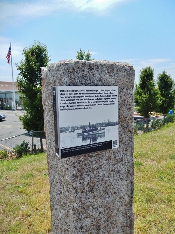 Captain Heberle Marker (<i>tall view</i>) image. Click for full size.
