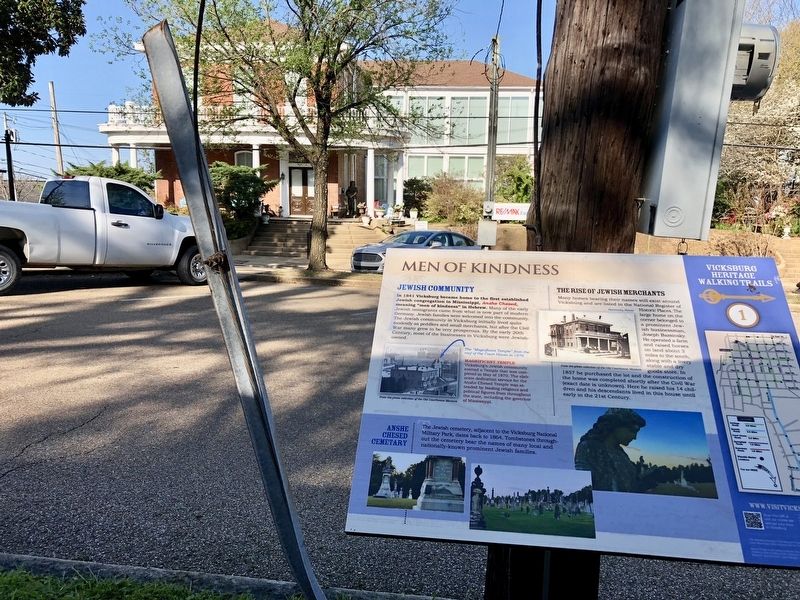 View of marker across the street from the Bazsinsky House. image. Click for full size.