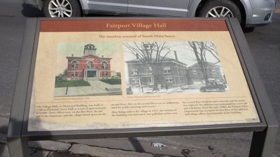 Fairport Village Hall Marker image. Click for full size.
