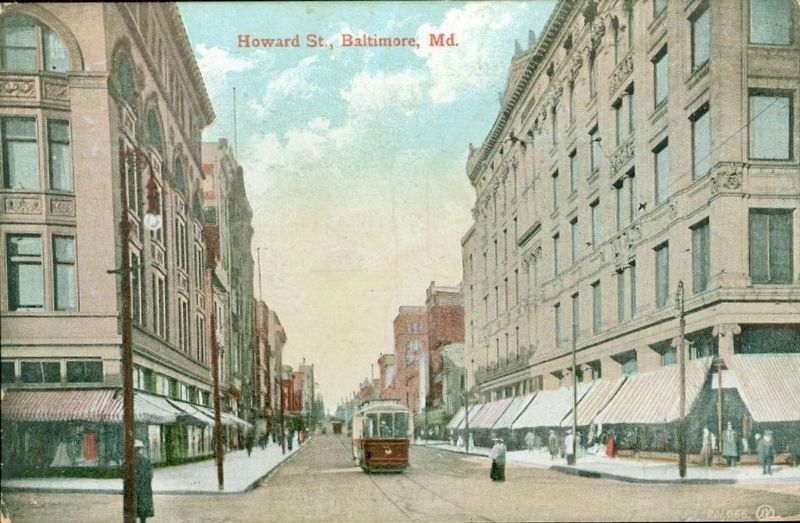 <i>Howard St., Baltimore, Md.</i> image. Click for full size.