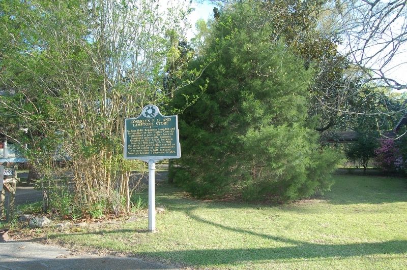 Conerly's P.O. and Lampton's Store Marker image. Click for full size.