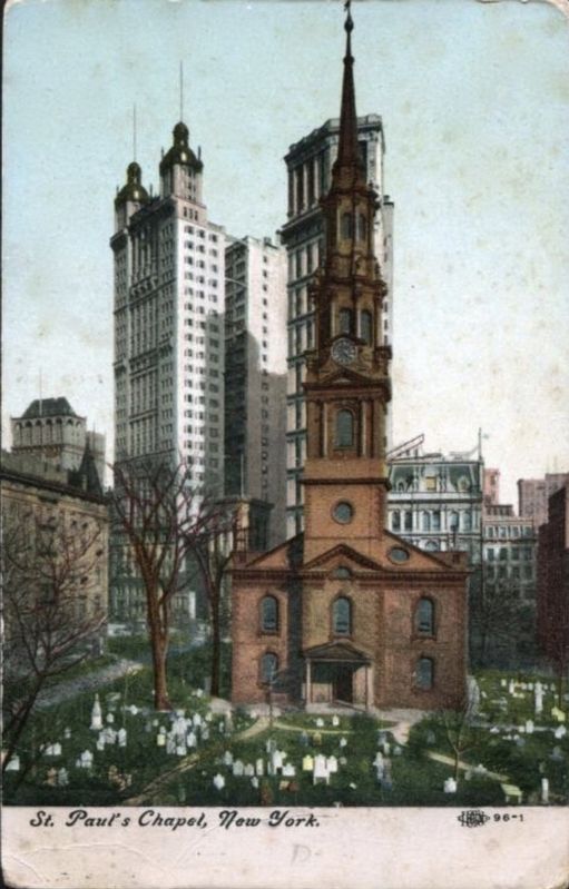 <i>St. Paul's Chapel, New York</i> image. Click for full size.