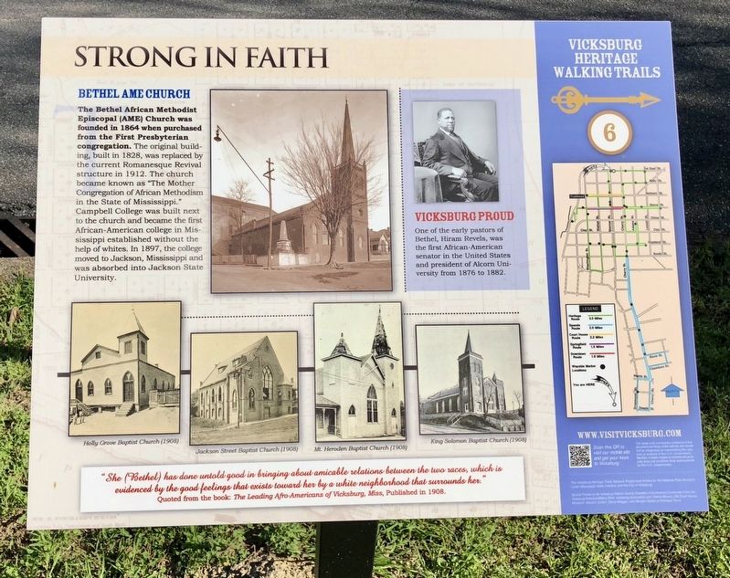 Strong in Faith Marker image. Click for full size.