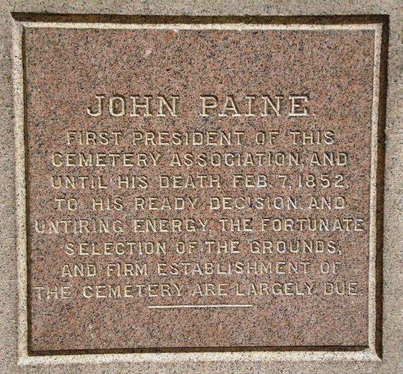 John Paine Marker image. Click for full size.