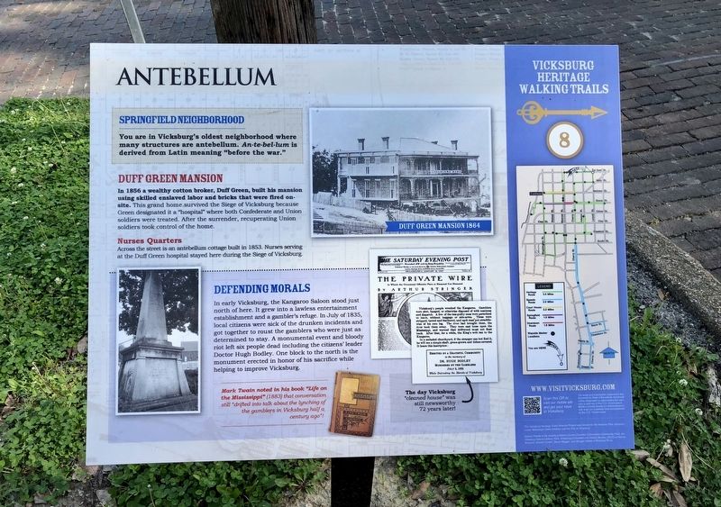 Antebellum Marker image. Click for full size.