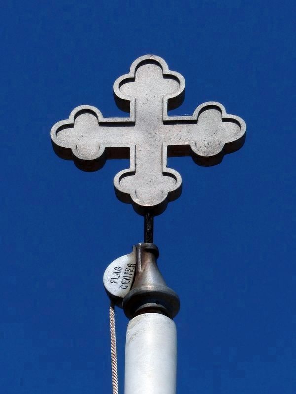 Cross Bottony<br>Maryland Flagpole<br>Wheaton Veterans Park image. Click for full size.