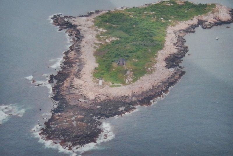Marker detail: Straitsmouth Island image. Click for full size.