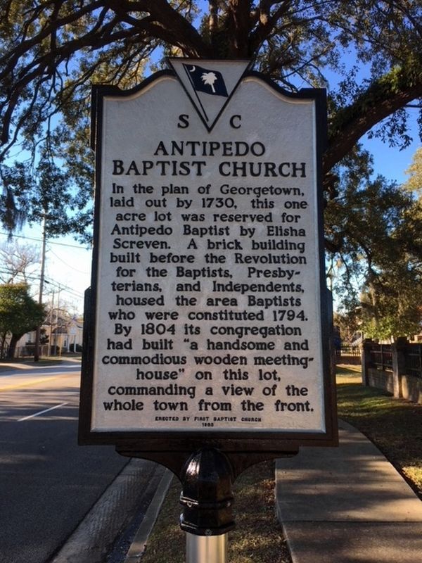 Antipedo Baptist Church / Old Baptist Cemetery Marker image. Click for full size.