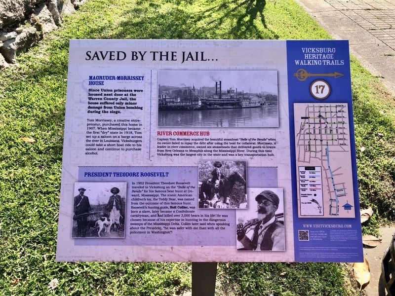 Saved by the Jail... Marker. Click for full size. Saved by the Jail... Marker image. Click for full size.