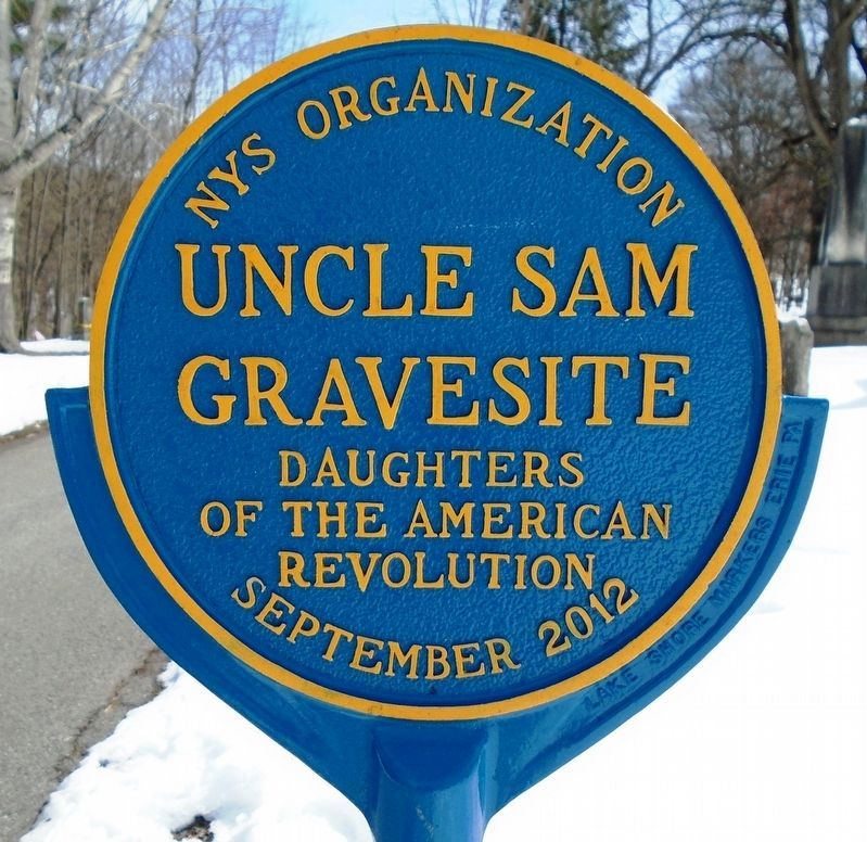 Uncle Sam Gravesite Marker image. Click for full size.