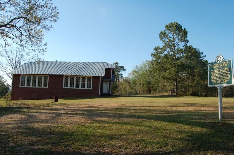 Walthall County Training School and Marker image. Click for full size.