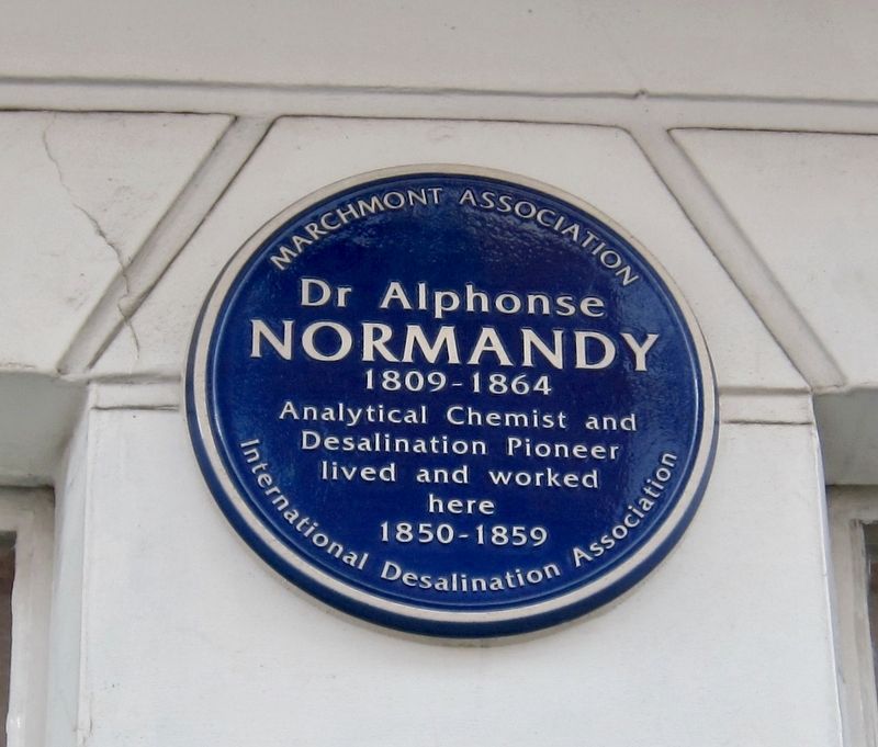 Dr Alphonse Normandy Marker image. Click for full size.
