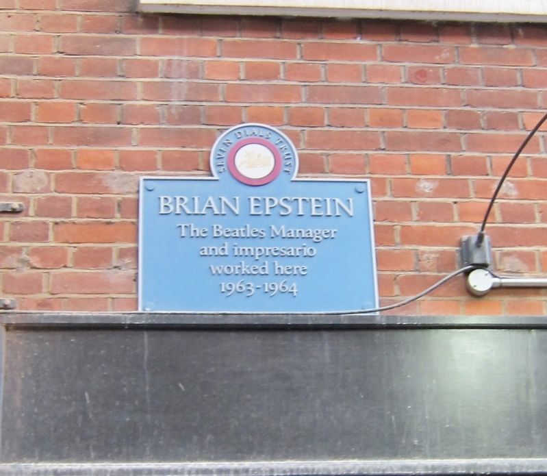 Brian Epstein Marker. Click for full size. Brian Epstein Marker image. Click for full size.
