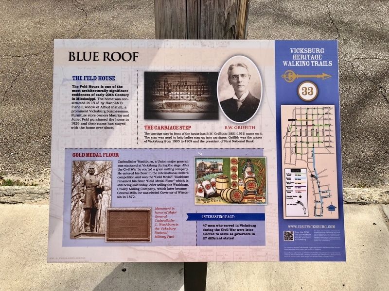 Blue Roof Marker. Click for full size. Blue Roof Marker image. Click for full size.