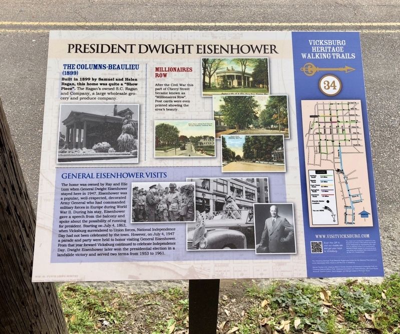 President Dwight Eisenhower Marker image. Click for full size.