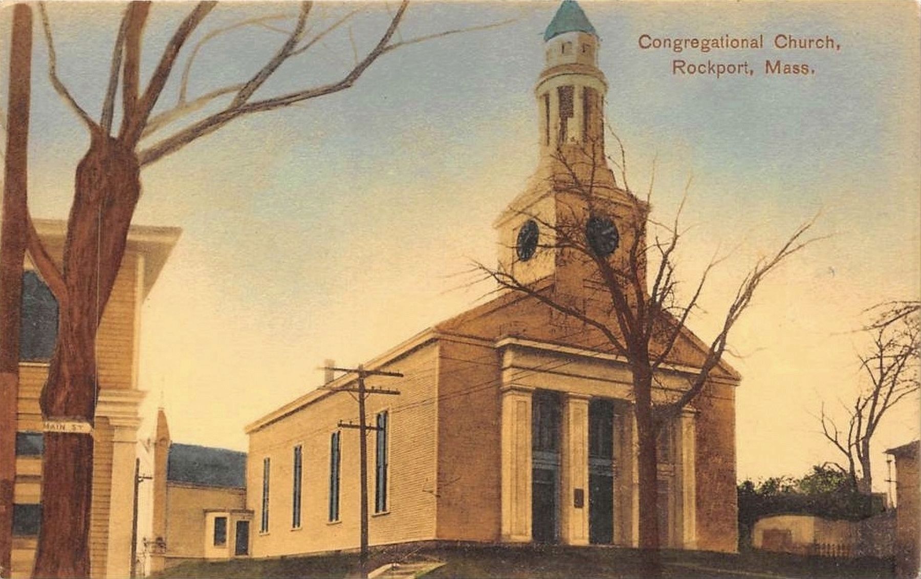 Congregational Church, Rockport, Mass. image. Click for full size.