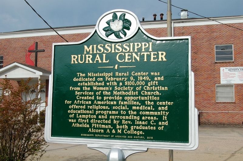 Mississippi Rural Center Marker image. Click for full size.